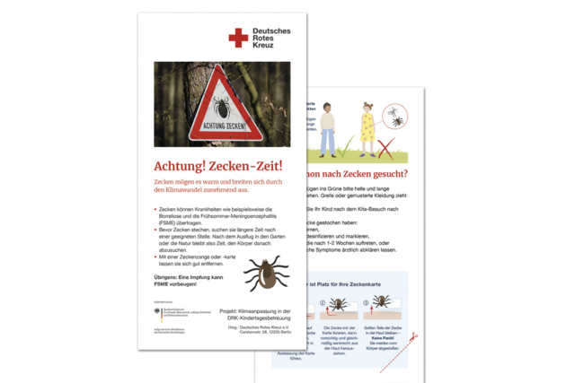 DRK-Info-Flyer zu Zecken DRK-Info-Flyer-Vorschau zu Zecken